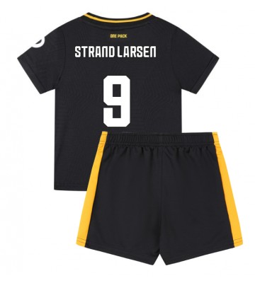 Wolves Rodrigo Gomes #19 Borta Kläder Barn 2024-25 Kortärmad (+ Korta byxor)